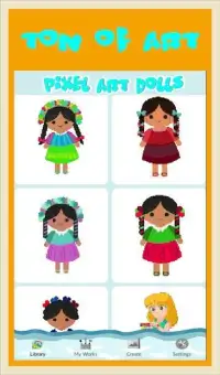 Pixel Art Surprise Dolls, LoL Color By Number Screen Shot 6