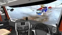 Big Mountain Snow Bus Driving Simulator 3D Screen Shot 1