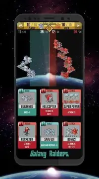 Galaxy Raiders - space cards - offline card game Screen Shot 6