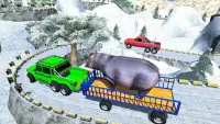 Jungle Animals Cargo Transport 6X6 Truck 2019 Screen Shot 18