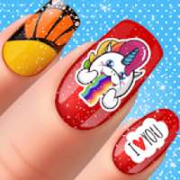 princess nail art salon- Fashion nail paint makeup