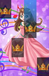 Piano Princess Tiles : Princess Music Queen Game Screen Shot 0