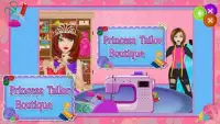 Princess Tailor Boutique Games Screen Shot 4