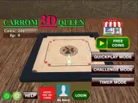 Carrom Queen: 3D Carrom Board Screen Shot 4