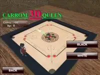 Carrom Queen: 3D Carrom Board Screen Shot 0