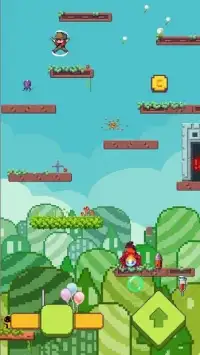 Pixel Jump - monster smash adventure Screen Shot 1