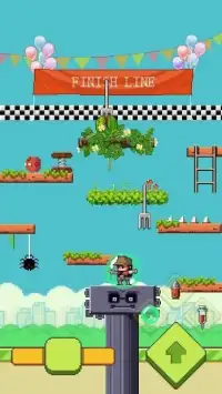 Pixel Jump - monster smash adventure Screen Shot 0