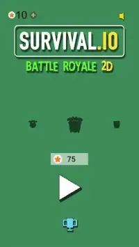 Survival io 2D Battle Royale Screen Shot 2
