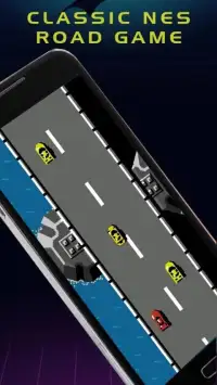NES Cartridge Road Racing Screen Shot 1