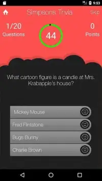 UnOfficial The Simpsons Trivia Quiz Fun Game Screen Shot 0