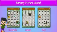 Memory Game. Picture Match Screen Shot 1