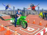 Flying Police Bike Rider Marshal : Rescue Mission Screen Shot 3