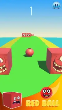 Red roller: Ball 3D Screen Shot 1