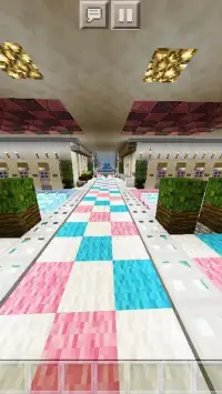 Pink School for Girls. New MCPE Game maps Screen Shot 2