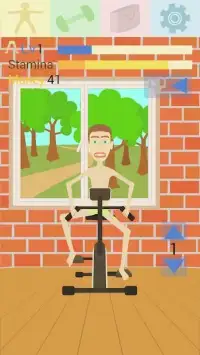 Gym clicker: build muscle Screen Shot 0
