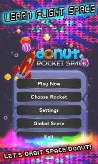 अंतरिक्ष डोनट रॉकेट Screen Shot 1