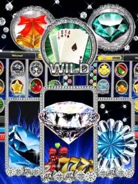 Blue Diamond Slots: Double Win Screen Shot 0