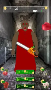 Granny clickers, beat or feed Screen Shot 1