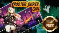 Shooter sniper girl - Action zombie shooting game Screen Shot 4