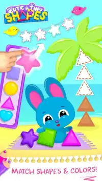 Cute & Tiny Shapes - Kids Learn Colors & Geometry Screen Shot 5