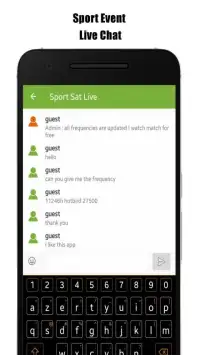 Live Sports TV Guide - Free TV Channels Frequency Screen Shot 2