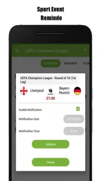 Live Sports TV Guide - Free TV Channels Frequency Screen Shot 3