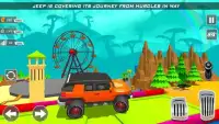 4x4 Jeep Driving Over Hurdles Incline Path Screen Shot 10