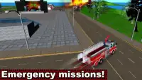 Fire Truck Emergency Driver 3D Screen Shot 1