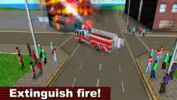 Fire Truck Emergency Driver 3D Screen Shot 4