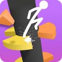 Helix Stickman Jump Game 2019: Stickman Crush Game