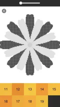 Pixel Art Flowers - Color By Number Screen Shot 0