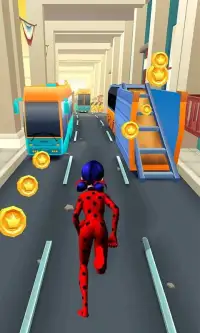 Subway Miraculous Ladybug & Cat Noir Adventure Run Screen Shot 2