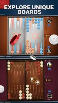 Free Backgammon Go: Best online dice & board games Screen Shot 13