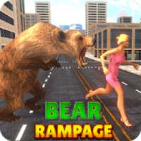 Wild Bear City Rampage: Animal Attack