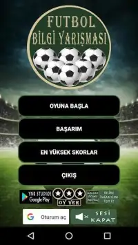 Futbol Bilgi Yarışması Screen Shot 3