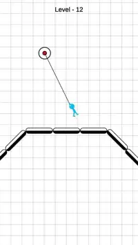 Stickman hook Swing happy Screen Shot 0