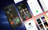 Phone X Full i Call Screen With Dialer Screen Shot 6