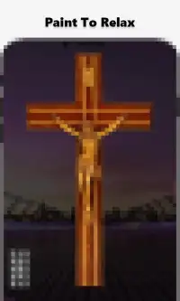 Jesus Cross Pixel Art | Color By Number 2019 Screen Shot 1