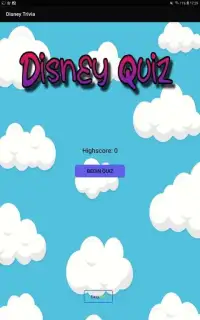 Disney Trivia, Free Quiz Screen Shot 1
