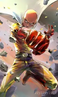 Anime One Punch Man Jigsaw Puzzle Game Free Screen Shot 0