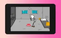 Stickman Prison Escape Puzzle Game Screen Shot 0