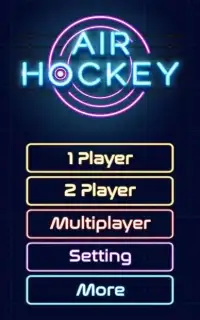 Air Hockey - Free Glow Online Hockey Game 2019 Screen Shot 35