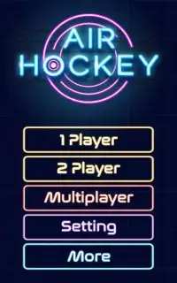 Air Hockey - Free Glow Online Hockey Game 2019 Screen Shot 3