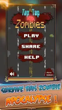Tap Tap Zombies – Addictive Zombies Killing game Screen Shot 3