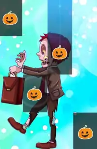 Piano Zombie Tiles vs Halloween : Scary Funny Game Screen Shot 1