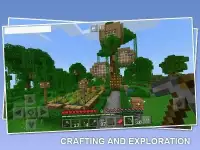 Exploration Block Crafting world 3D Screen Shot 1