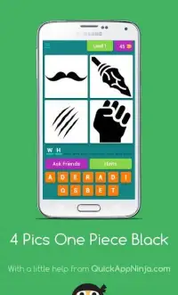 4 Pics One Piece Black Screen Shot 1