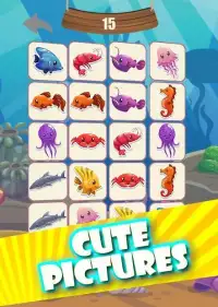 Memory game - Ocean fish Screen Shot 14