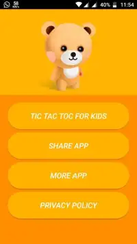 Tic Tac Toe Kids 2019 Screen Shot 1