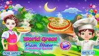 विश्व महान पिज़्ज़ा निर्माता - खाना बनाना खेल Screen Shot 1
